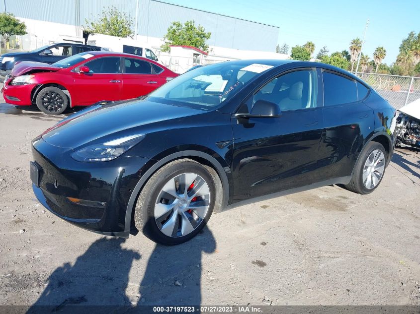 VIN 7SAYGDEFXNF494625 2022 TESLA MODEL Y PERFORMANCE