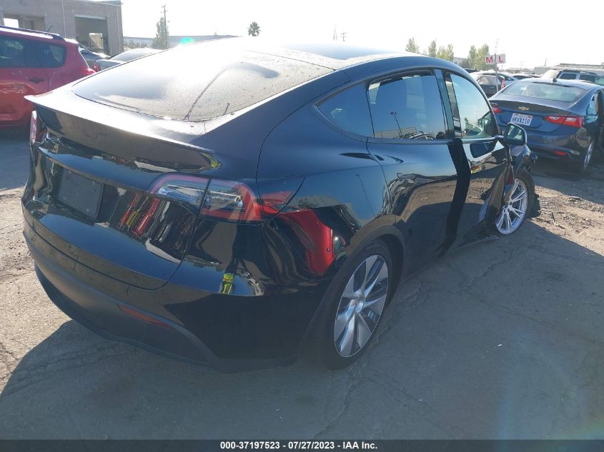VIN 7SAYGDEFXNF494625 2022 TESLA MODEL Y PERFORMANCE