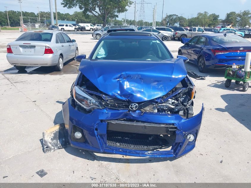 2015 TOYOTA COROLLA L/LE/S/S PLUS/LE PLUS - 2T1BURHEXFC376530