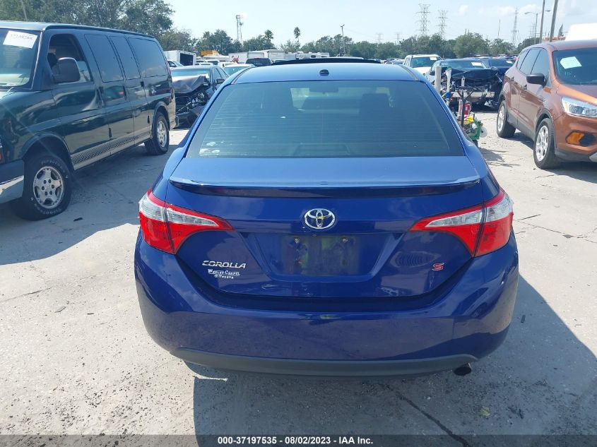 2015 TOYOTA COROLLA L/LE/S/S PLUS/LE PLUS - 2T1BURHEXFC376530