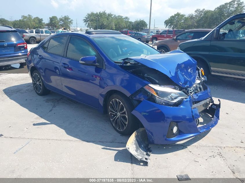 2015 TOYOTA COROLLA L/LE/S/S PLUS/LE PLUS - 2T1BURHEXFC376530