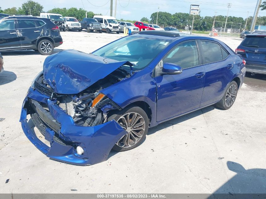 2015 TOYOTA COROLLA L/LE/S/S PLUS/LE PLUS - 2T1BURHEXFC376530