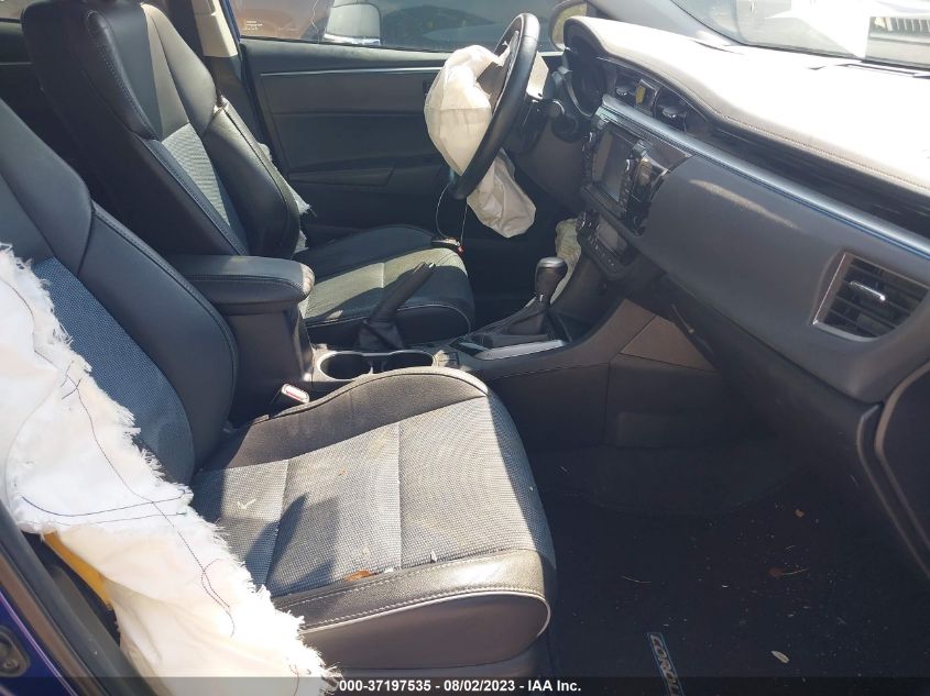 2015 TOYOTA COROLLA L/LE/S/S PLUS/LE PLUS - 2T1BURHEXFC376530