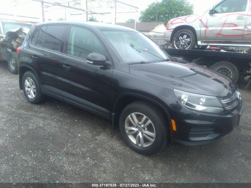 2013 VOLKSWAGEN TIGUAN S - WVGBV3AX8DW562346