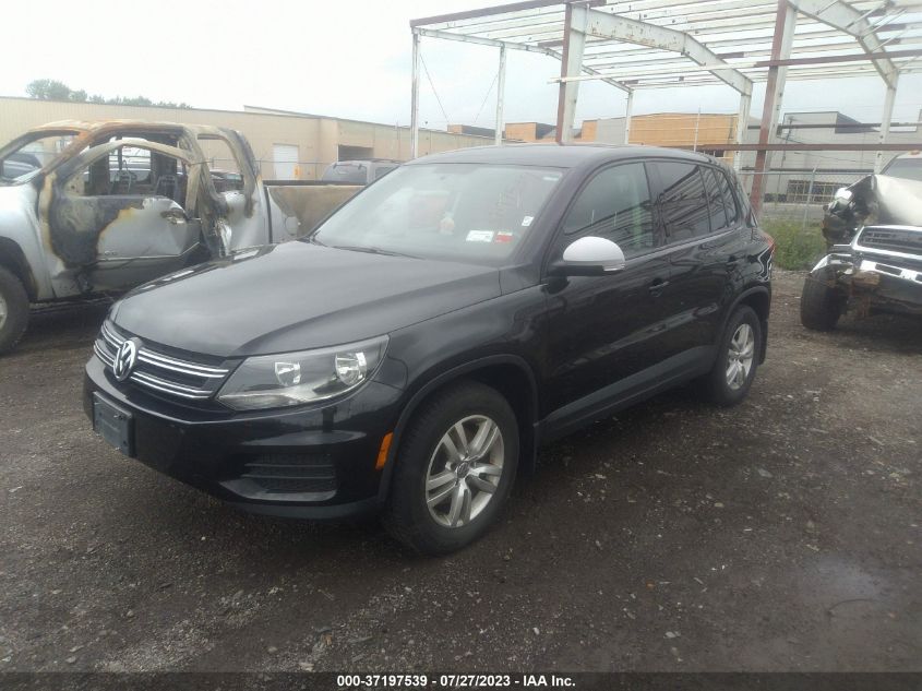 2013 VOLKSWAGEN TIGUAN S - WVGBV3AX8DW562346