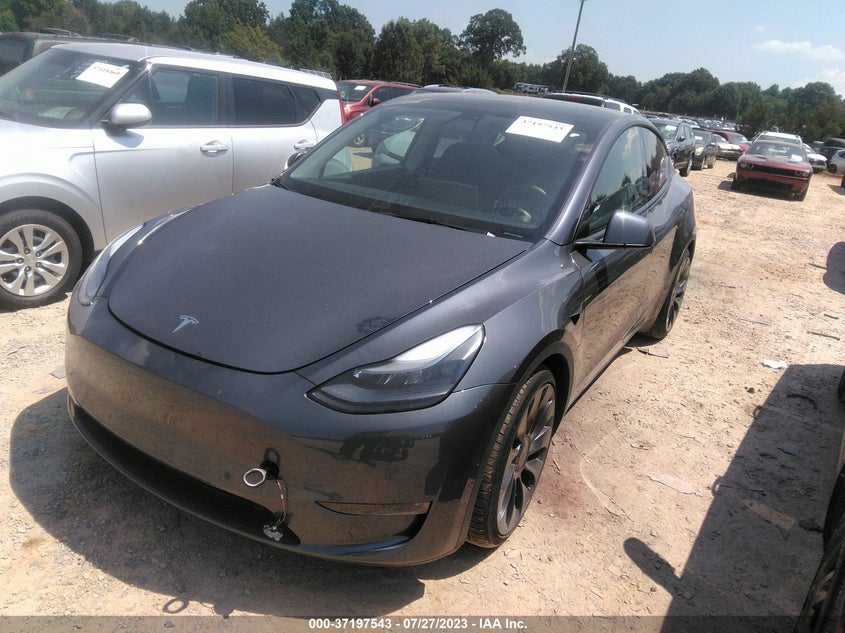 VIN 7SAYGDEF4NF448921 2022 TESLA MODEL Y PERFORMANCE