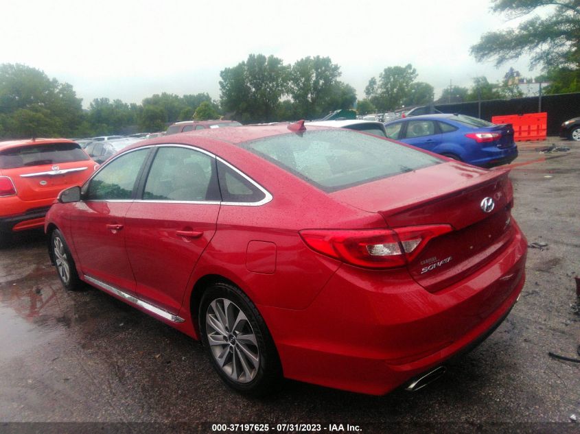 2017 HYUNDAI SONATA SPORT/LIMITED - 5NPE34AF2HH499017