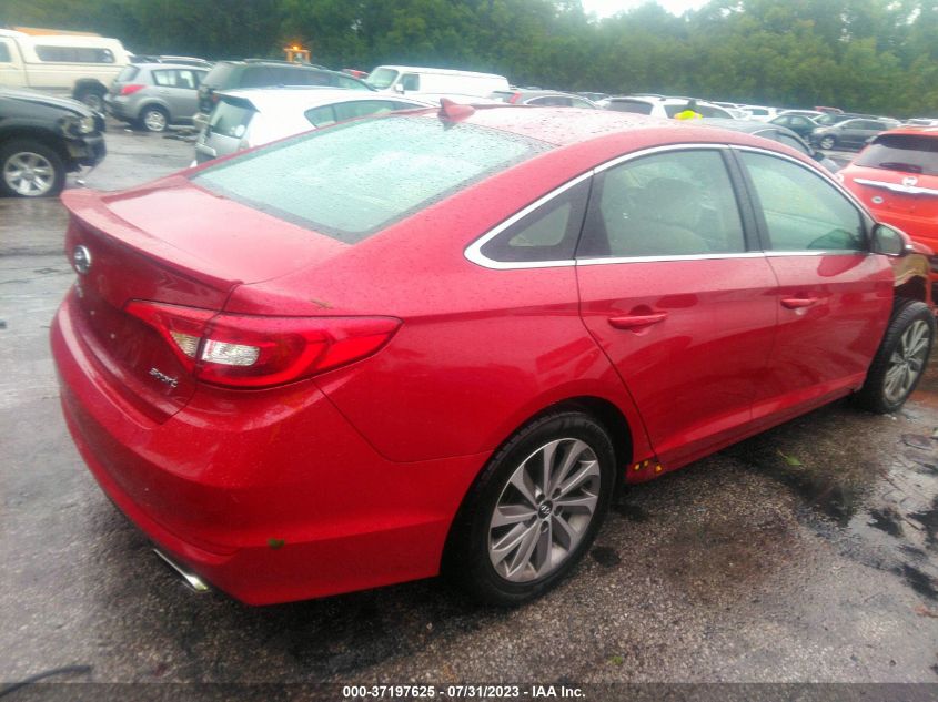 2017 HYUNDAI SONATA SPORT/LIMITED - 5NPE34AF2HH499017