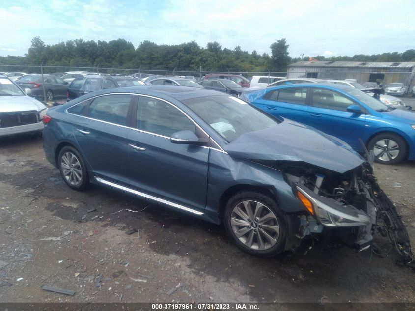 2016 HYUNDAI SONATA 2.4L SPORT - 5NPE34AF2GH371939