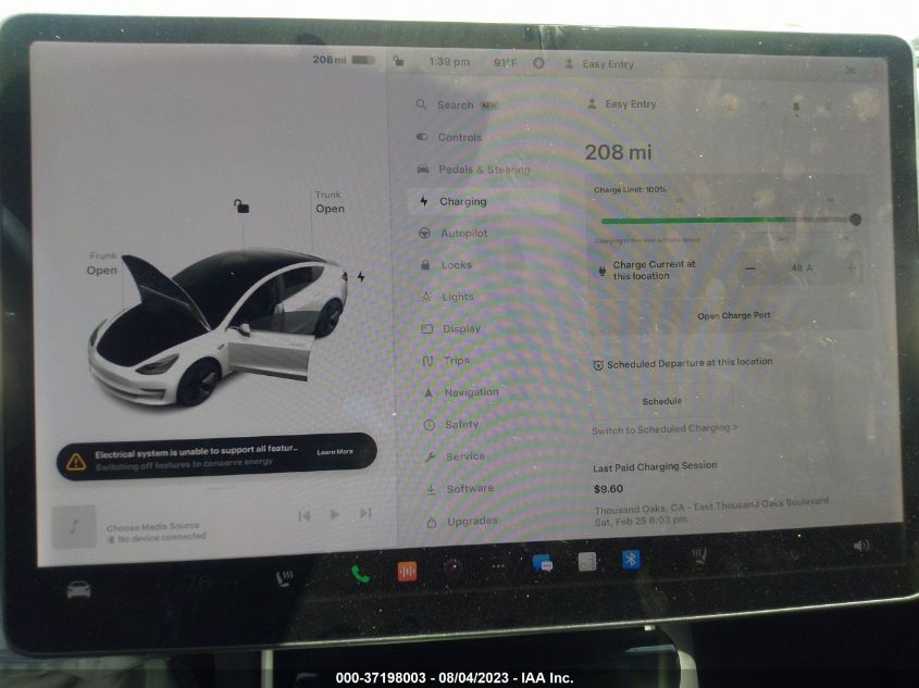 2020 TESLA MODEL 3 LONG RANGE - 5YJ3E1EB1LF619632