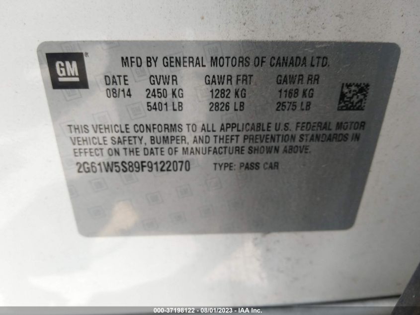 2015 CADILLAC XTS VSPORT PLATINUM - 2G61W5S89F9122070