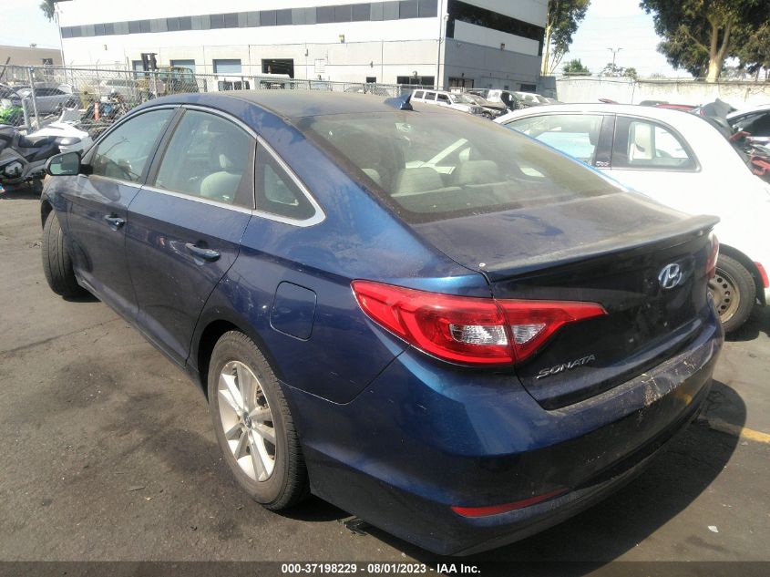 2017 HYUNDAI SONATA 2.4L - 5NPE24AF9HH447905