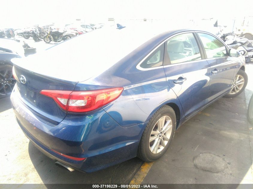 2017 HYUNDAI SONATA 2.4L - 5NPE24AF9HH447905