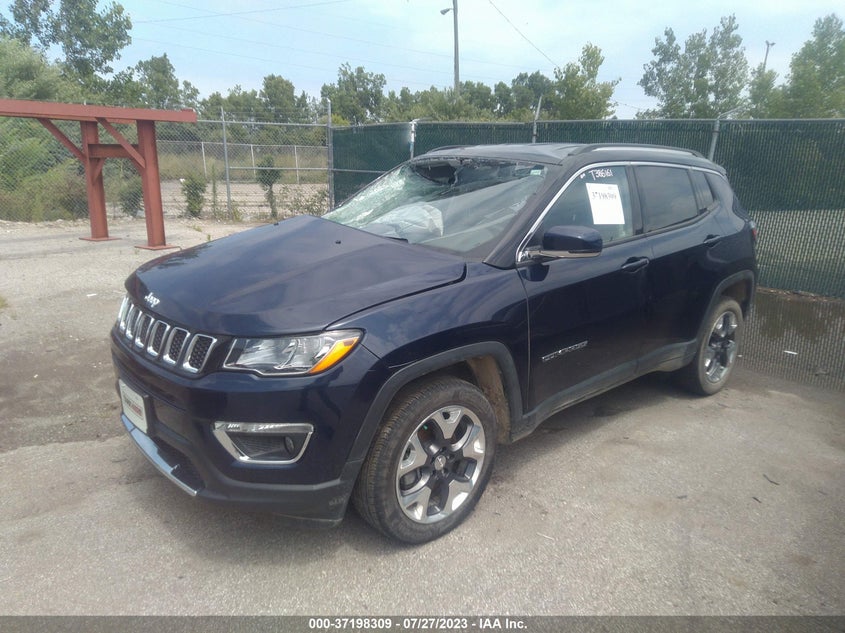 VIN 3C4NJDCB0KT714336 2019 JEEP COMPASS LIMITED