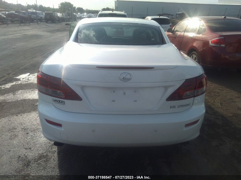 2013 LEXUS IS 250C JTHFF2C2XD2528462