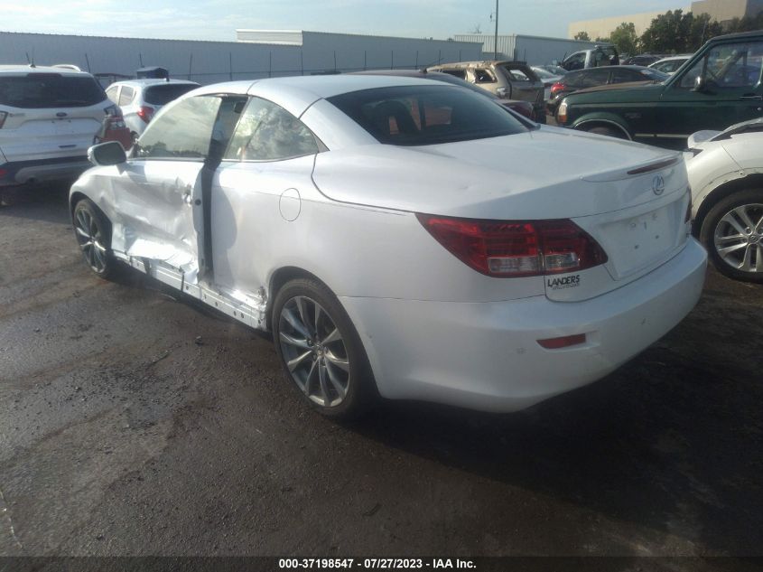 2013 LEXUS IS 250C JTHFF2C2XD2528462