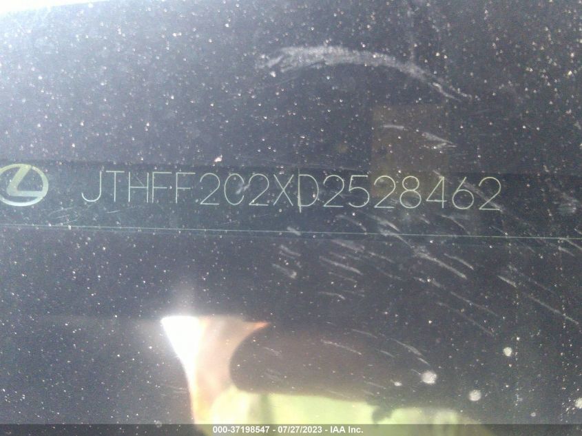 2013 LEXUS IS 250C JTHFF2C2XD2528462