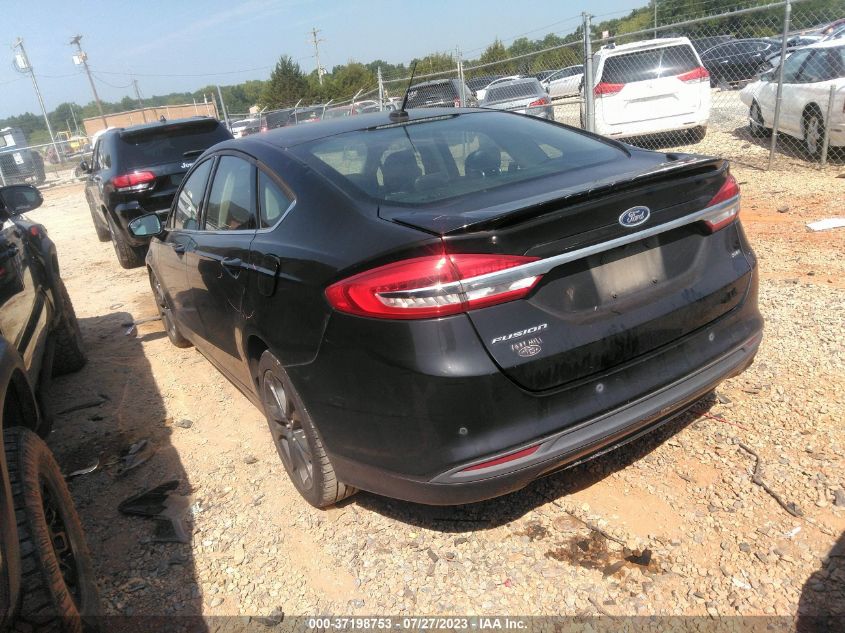 2018 FORD FUSION SE - 3FA6P0H77JR126709