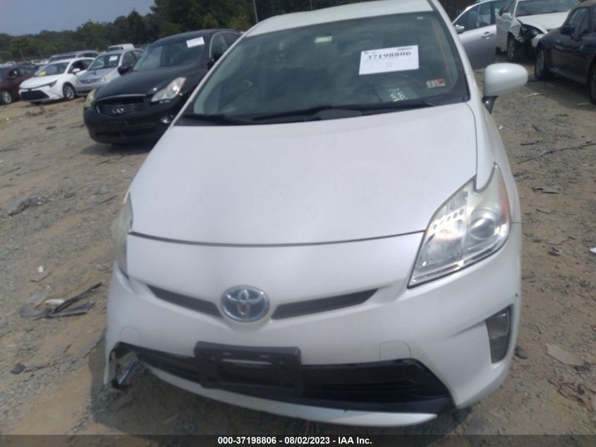 2013 TOYOTA PRIUS ONE/TWO/THREE/FOUR/FIVE - JTDKN3DU3D5660907