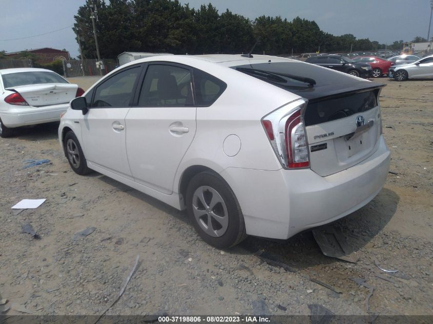 2013 TOYOTA PRIUS ONE/TWO/THREE/FOUR/FIVE - JTDKN3DU3D5660907