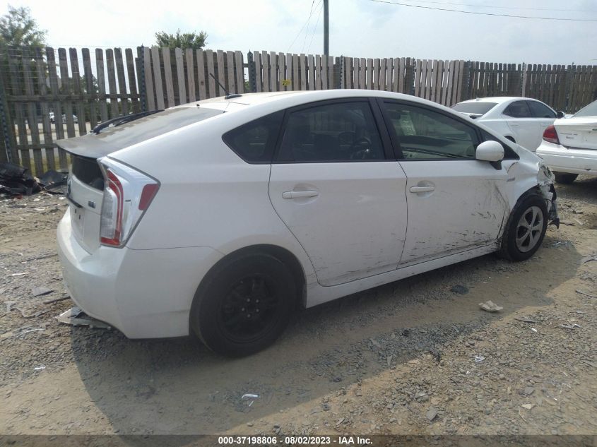 2013 TOYOTA PRIUS ONE/TWO/THREE/FOUR/FIVE - JTDKN3DU3D5660907