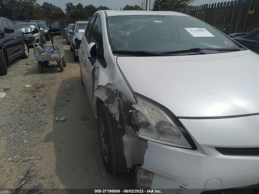 2013 TOYOTA PRIUS ONE/TWO/THREE/FOUR/FIVE - JTDKN3DU3D5660907