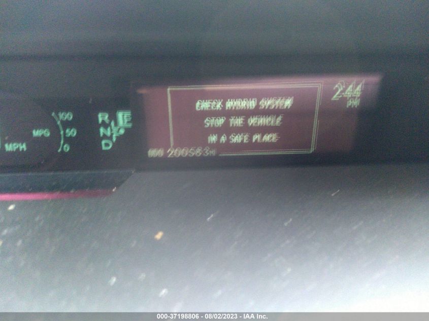 2013 TOYOTA PRIUS ONE/TWO/THREE/FOUR/FIVE - JTDKN3DU3D5660907
