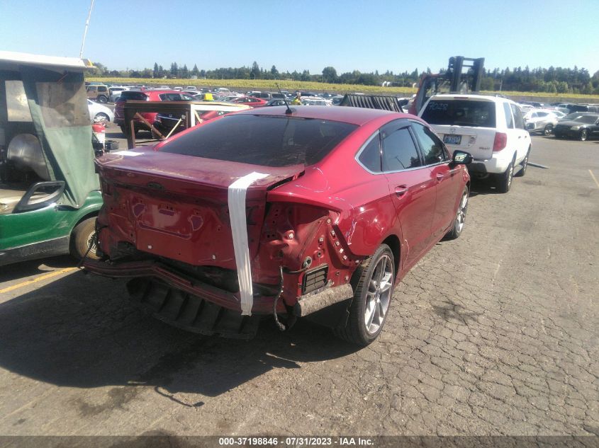 2013 FORD FUSION TITANIUM - 3FA6P0D92DR242637