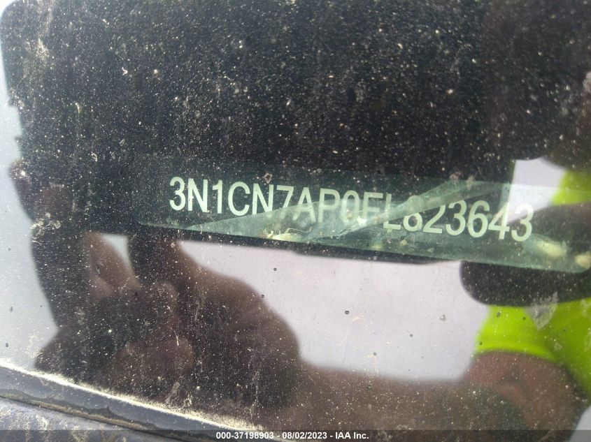 2015 NISSAN VERSA - 3N1CN7AP0FL823643