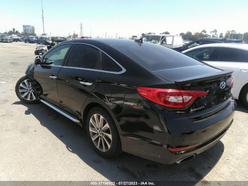 2016 HYUNDAI SONATA 2.4L SPORT - 5NPE34AF6GH359454