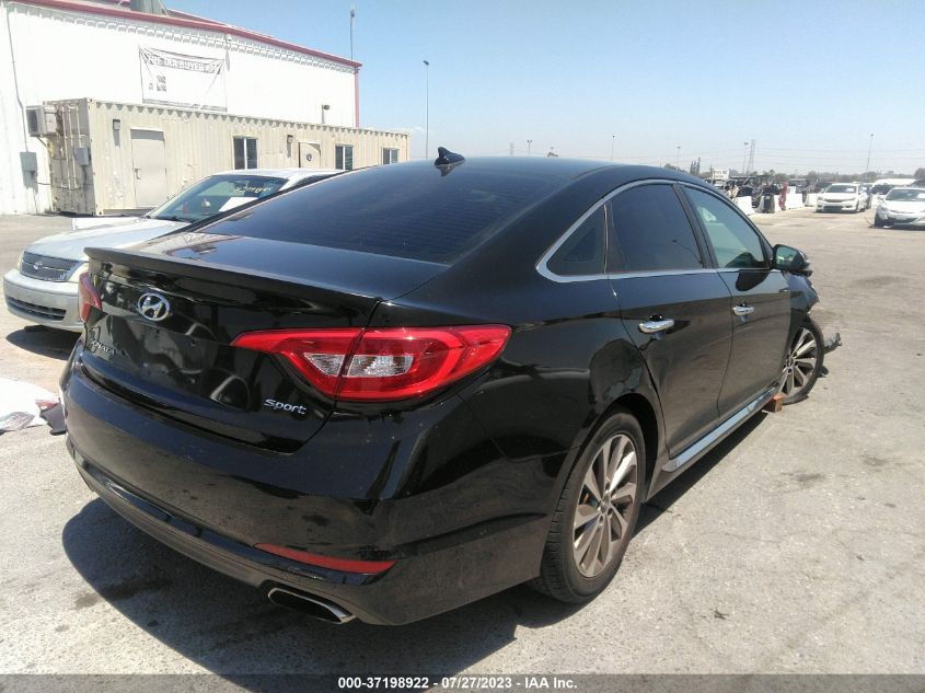 2016 HYUNDAI SONATA 2.4L SPORT - 5NPE34AF6GH359454