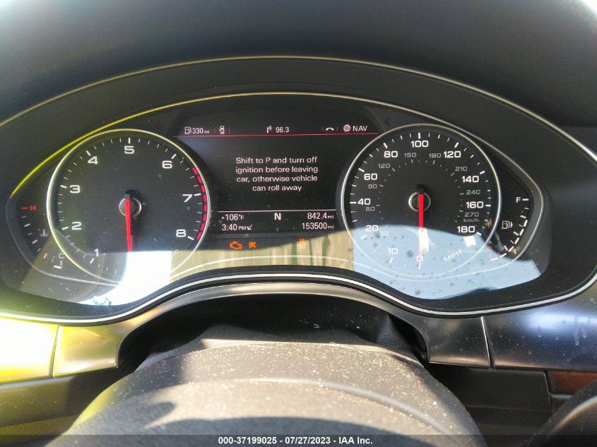 2013 AUDI A6 3.0T PRESTIGE - WAUJGAFC9DN072425