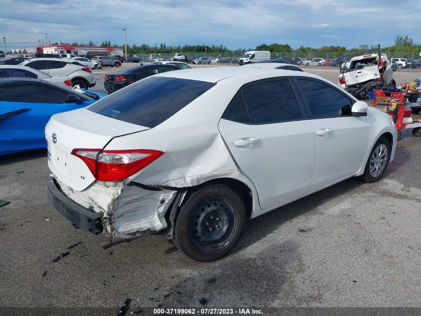 2016 TOYOTA COROLLA L/LE/S/S PLUS/LE PLUS - 5YFBURHE9GP495977
