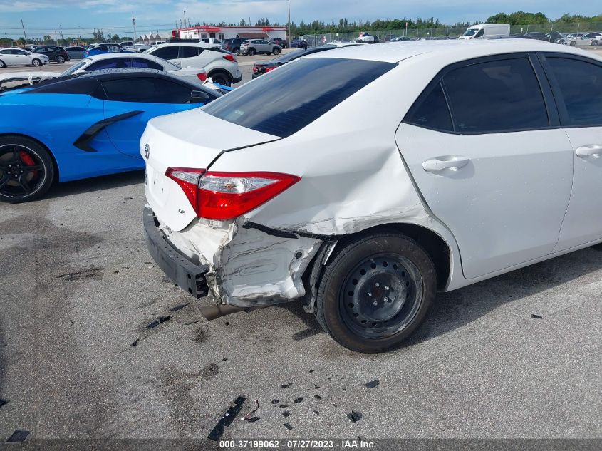 2016 TOYOTA COROLLA L/LE/S/S PLUS/LE PLUS - 5YFBURHE9GP495977