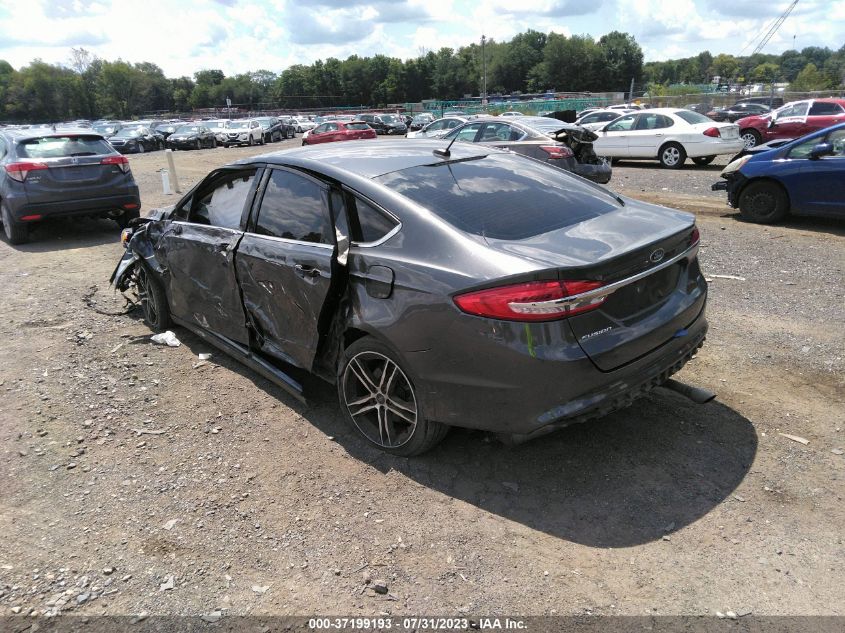 2017 FORD FUSION SE - 3FA6P0H70HR198166