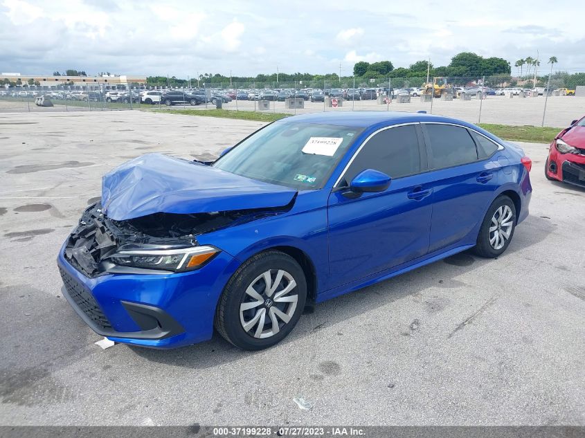 2022 HONDA CIVIC SEDAN LX - 2HGFE2F2XNH536474