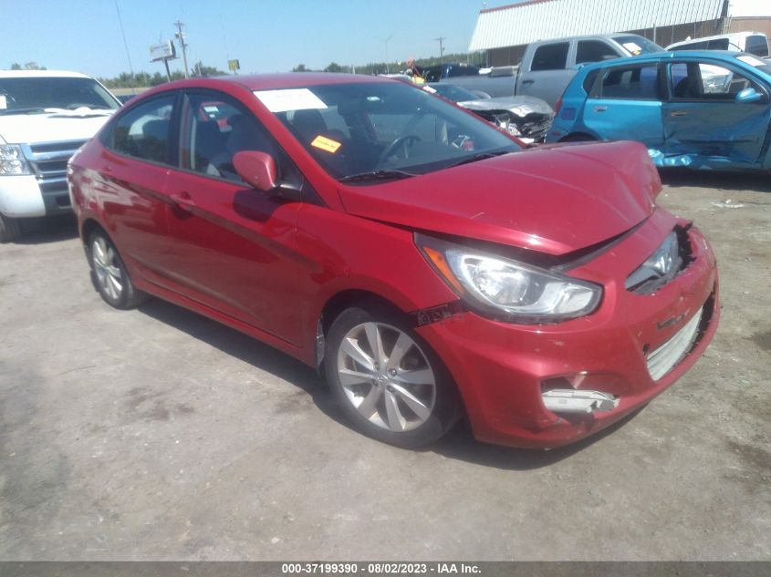 2013 HYUNDAI ACCENT GLS - KMHCU4AEXDU287893