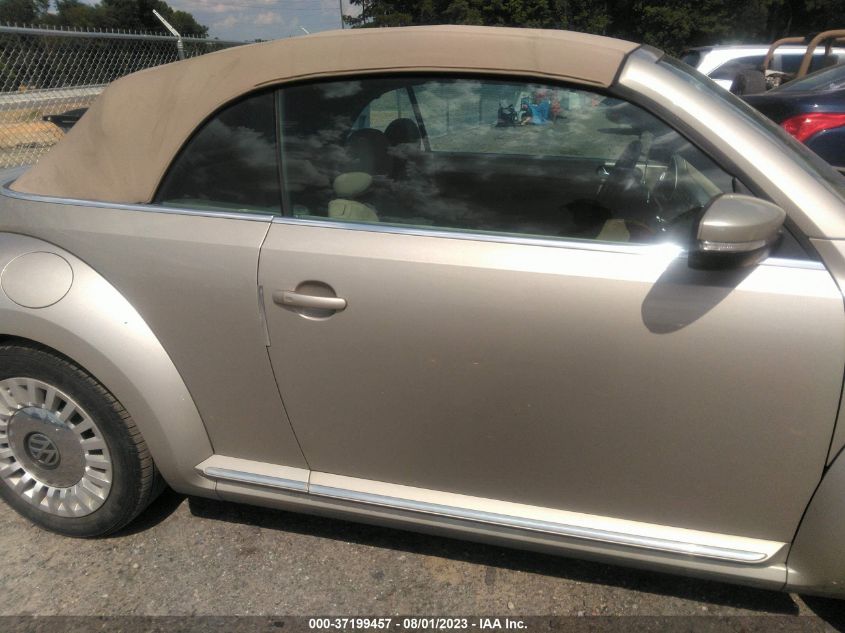 2014 VOLKSWAGEN BEETLE CONVERTIBLE 1.8T W/TECH 3VW517AT3EM809966