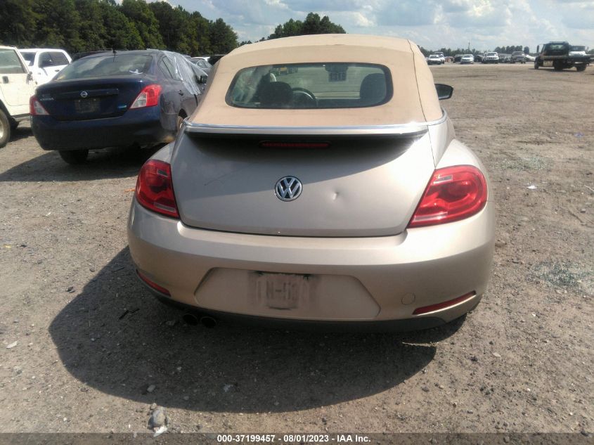 2014 VOLKSWAGEN BEETLE CONVERTIBLE 1.8T W/TECH 3VW517AT3EM809966