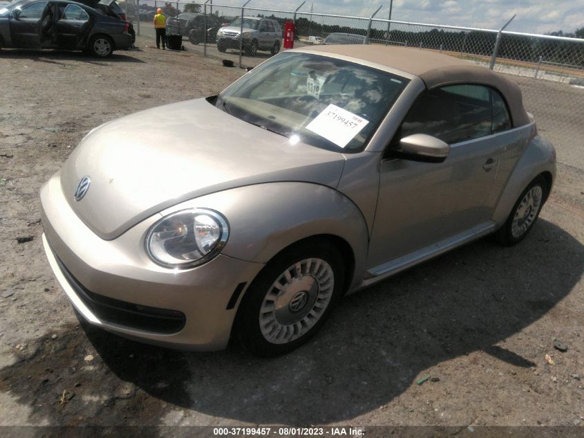 2014 VOLKSWAGEN BEETLE CONVERTIBLE 1.8T W/TECH 3VW517AT3EM809966