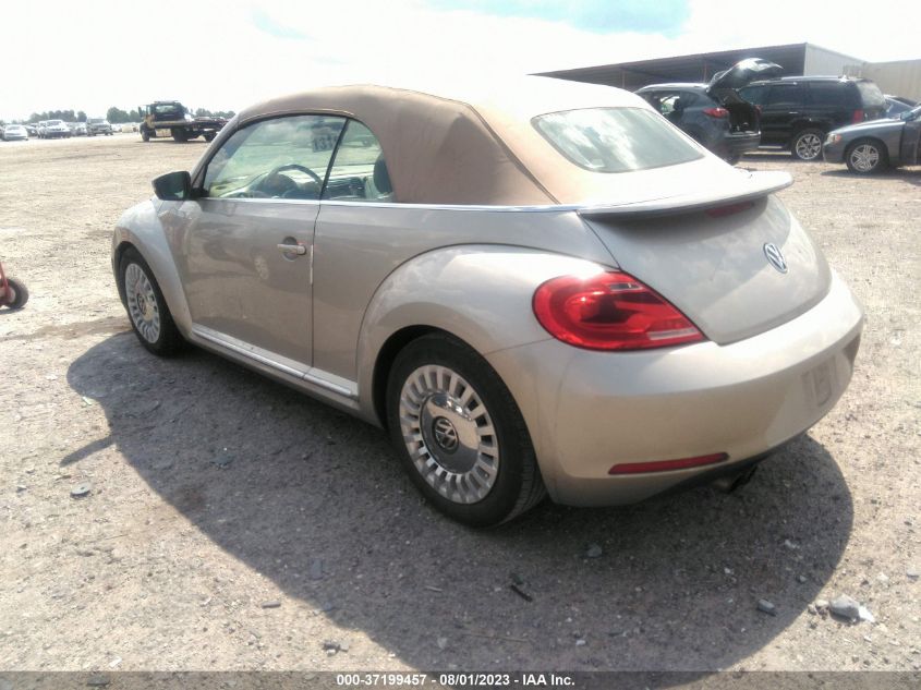 2014 VOLKSWAGEN BEETLE CONVERTIBLE 1.8T W/TECH 3VW517AT3EM809966