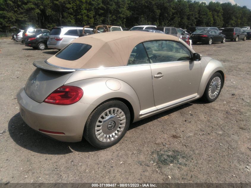 2014 VOLKSWAGEN BEETLE CONVERTIBLE 1.8T W/TECH 3VW517AT3EM809966