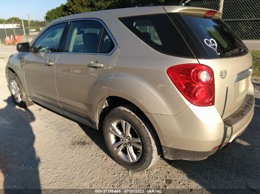 2013 CHEVROLET EQUINOX LS - 1GNALBEK7DZ131632