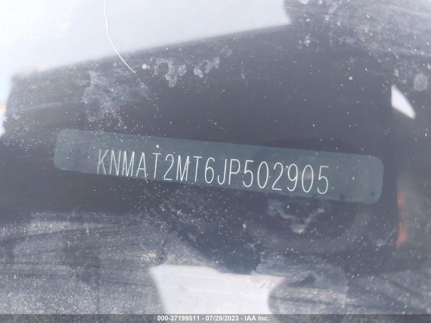 2018 NISSAN ROGUE S/SV - KNMAT2MT6JP502905