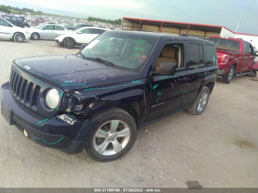 2014 JEEP PATRIOT LATITUDE - 1C4NJPFA2ED560291