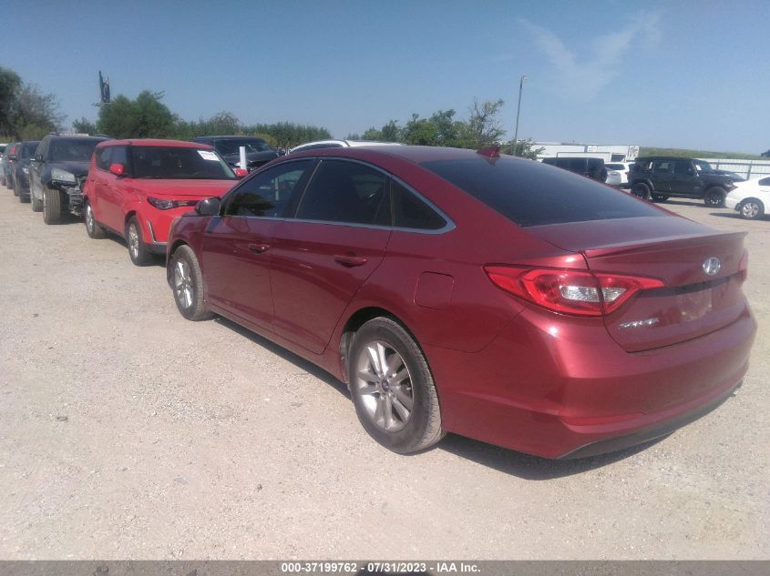 2016 HYUNDAI SONATA 2.4L SE - 5NPE24AF8GH349785