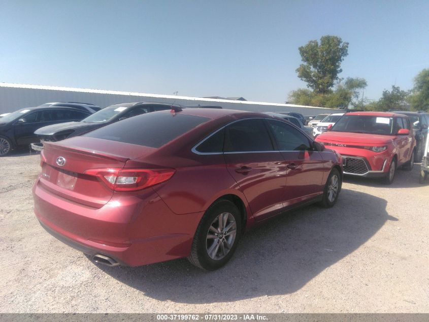 2016 HYUNDAI SONATA 2.4L SE - 5NPE24AF8GH349785