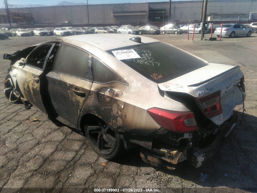 2022 HONDA ACCORD SEDAN SPORT - 1HGCV1F31NA118941