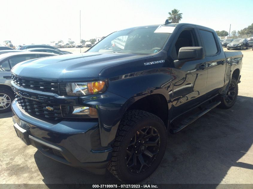 2022 CHEVROLET SILVERADO 1500 LTD CUSTOM - 1GCPWBEK8NZ136821
