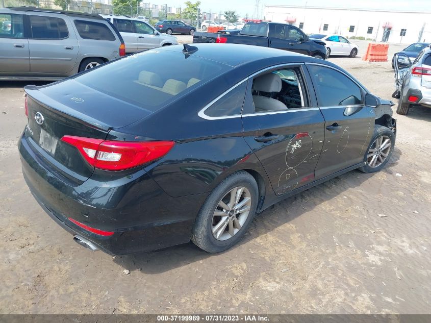 2017 HYUNDAI SONATA 2.4L - 5NPE24AF2HH561597